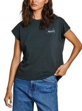 Maglietta Pepe Jeans Lorena nera per donna