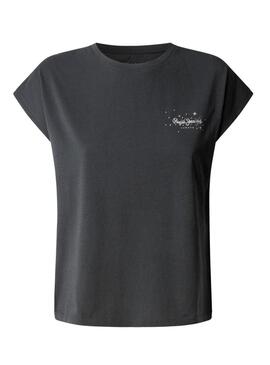 Maglietta Pepe Jeans Lorena nera per donna