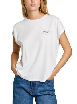 Maglietta Pepe Jeans Lorena bianca per donna