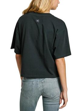 Maglietta Pepe Jeans Louise nera per donna