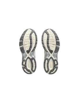 Scarpe Asics Gel 1130 gialle e argento per donna.