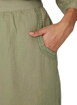 Shorts Vila Vijillo Verde per Donna
