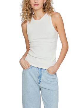 Top Vila Visona Bianco per Donna
