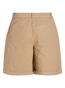 Pantaloni corti Vila Vistorma Chino Tostati per Donna