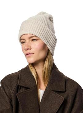 Cappello Pieces Moella beige per donna
