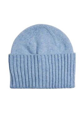Cappello Pieces Mocca blu per donna