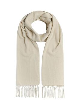 Sciarpa Pieces Cella beige per donna.