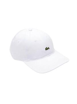Berretto Lacoste base bianco per uomo