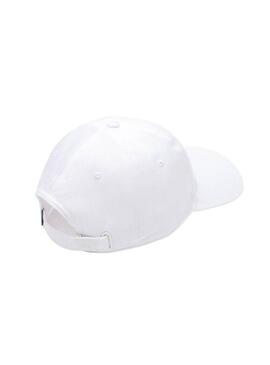 Berretto Lacoste base bianco per uomo