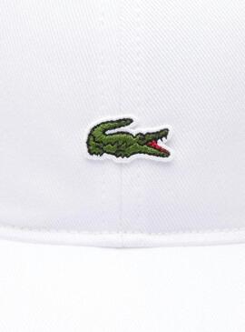 Berretto Lacoste base bianco per uomo