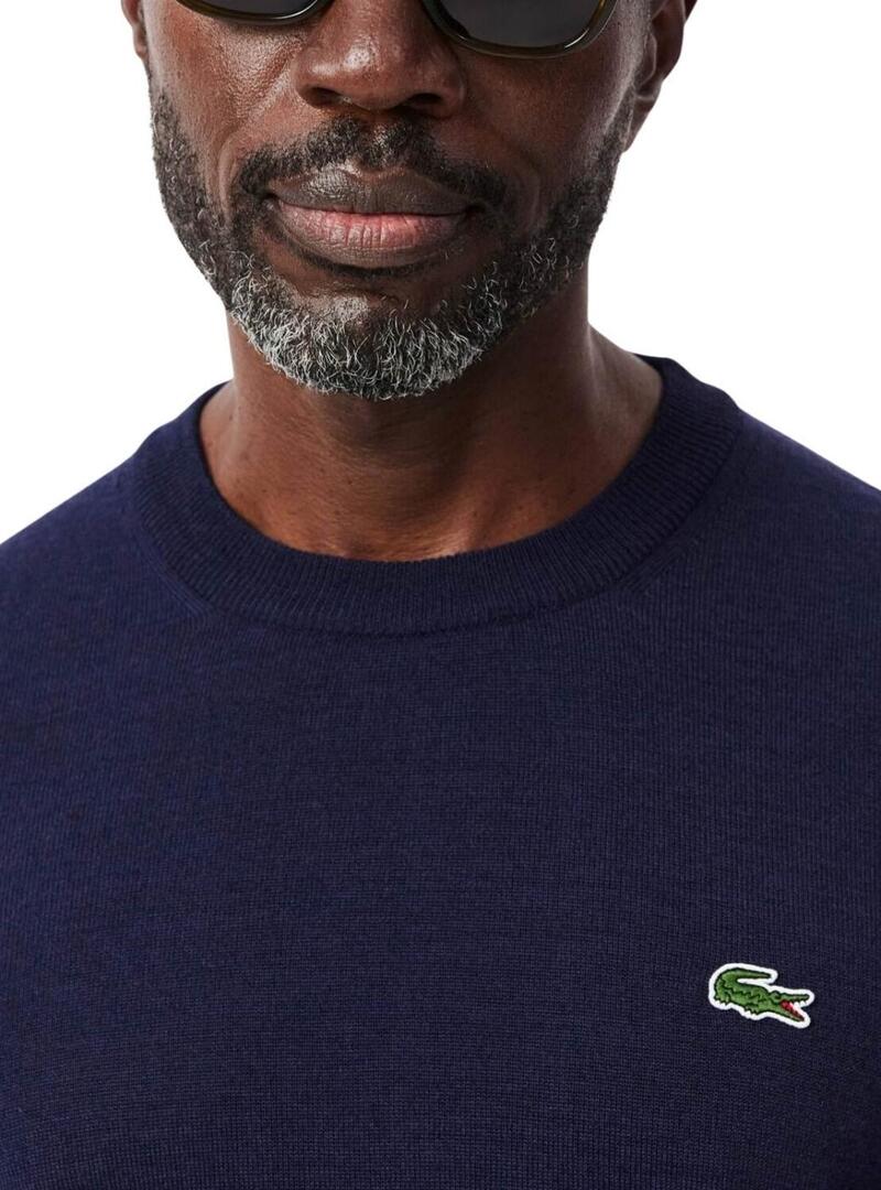 Maglia Lacoste basiche blu navy per uomo