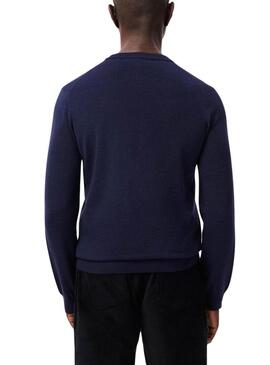 Maglia Lacoste basiche blu navy per uomo