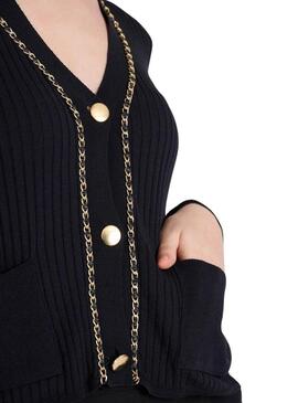 Giacca Naf Naf catena nera per donna