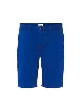 Short Tommy Jeans Essential Chino Blu Elettrico