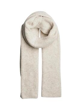 Sciarpa Pieces Moella beige per donna
