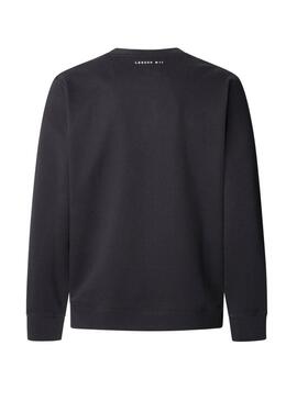 Felpa Pepe Jeans Dorian nera per uomo
