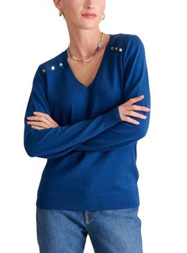 Maglia Naf Naf Joana bluette per donna