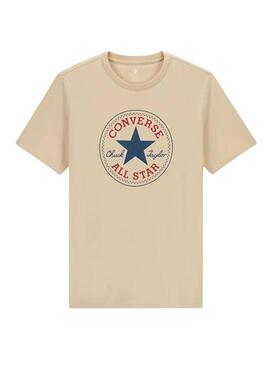 Maglietta Converse Chuck Patch beige per uomo