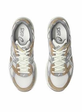 Scarpe Asics GEL-1130 bianche e beige per uomo e donna