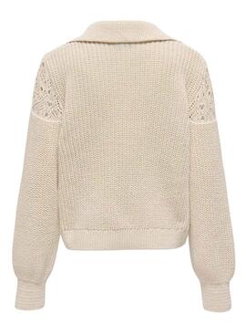 Maglia Only Meryl beige per ragazza