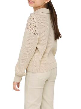 Maglia Only Meryl beige per ragazza