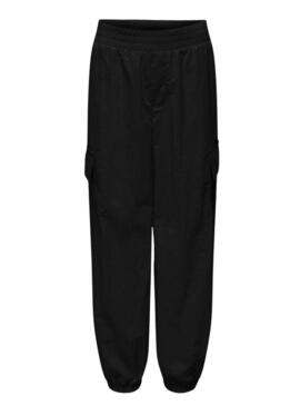 Pantaloni Only Kogecho Cargo neri per ragazze