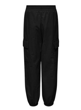 Pantaloni Only Kogecho Cargo neri per ragazze