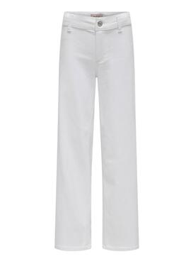 Pantaloni per bambina Only Kids Sylvie bianchi