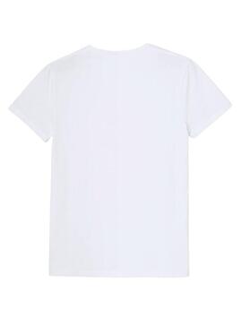Maglietta Pepe Jeans Original Basic bianca per uomo.