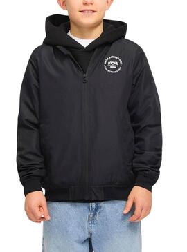 Giubbotto Jack and Jones Zack nero per bambino