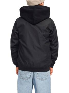 Giubbotto Jack and Jones Zack nero per bambino