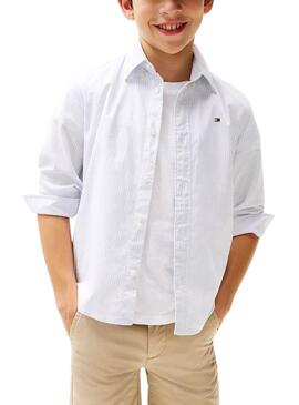 Camicia a righe Tommy Hilfiger Ithaca per bambino