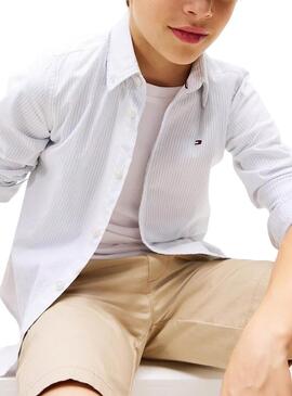 Camicia a righe Tommy Hilfiger Ithaca per bambino