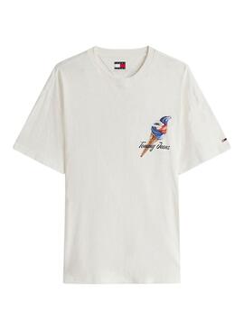 Maglietta Tommy Jeans Novelty gelato beige per uomo