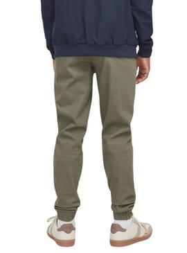 Pantaloni Jack And Jones Gordon Dave verde per bambini