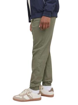 Pantaloni Jack And Jones Gordon Dave verde per bambini