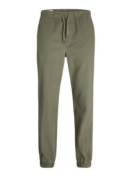 Pantaloni Jack And Jones Gordon Dave verde per bambini