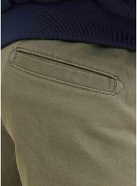 Pantaloni Jack And Jones Gordon Dave verde per bambini