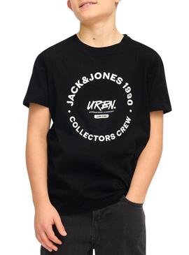 Maglietta Jack and Jones Simon nera per bambino
