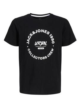 Maglietta Jack and Jones Simon nera per bambino