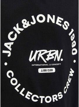 Maglietta Jack and Jones Simon nera per bambino