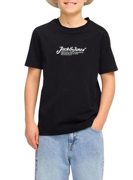Maglietta Jack and Jones Beau nera per bambino
