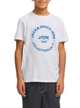 Maglietta Jack and Jones Simon bianca per bambino