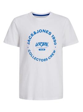 Maglietta Jack and Jones Simon bianca per bambino