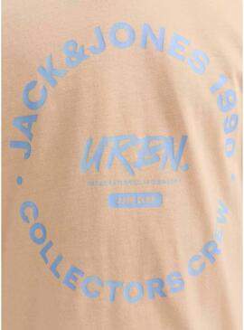 Maglietta Jack and Jones Simon arancione per bambino