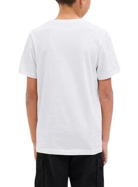 Maglietta Jack and Jones Palm bianca per bambino