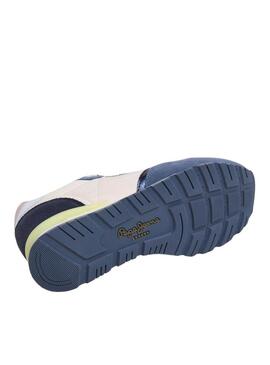 Sneakers Pepe Jeans Brit Camp blu per donna