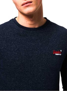 T-Shirt Superdry Vintage Long Blu Uomo