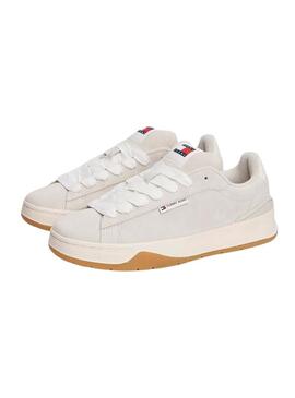Scarpe da skate grigie Tommy Jeans per donna