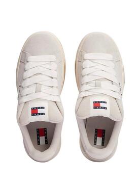 Scarpe da skate grigie Tommy Jeans per donna